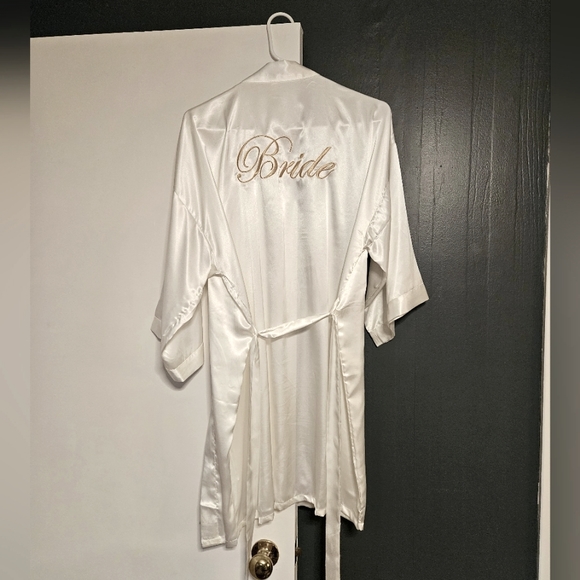 Satin Bride Robe - Picture 2 of 3